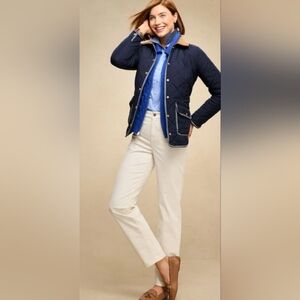 Talbots Cream Straight Leg Pants